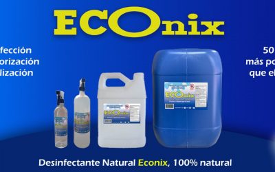 Desinfectante 100% Natural Econix, una gran alternativa