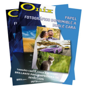 ONIX PAPEL FOTOGRAFICO IMPRIMIBLE A DOBLE CARA 20